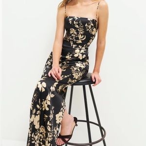 Reformation Frankie silk dress